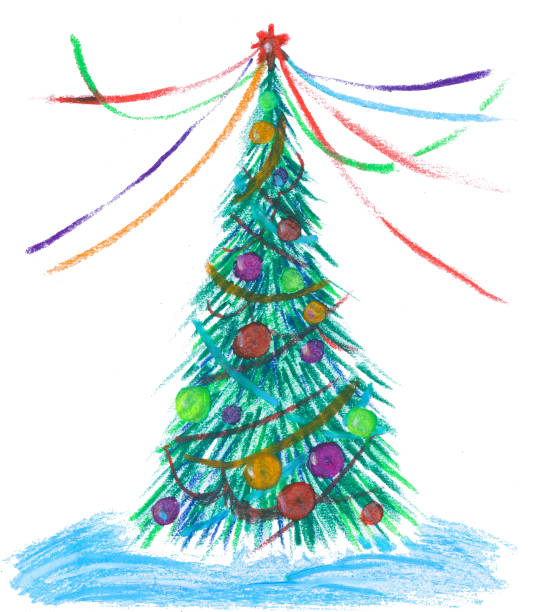 istock Christmas tree with balls and decorations,winter and holidays. Christmas tree for new year and Christmas 1069549632