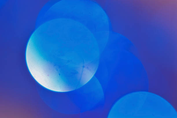 istock Festive background, large blue circles on a blue-violet background. 1069554324