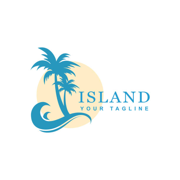 illustrazioni stock, clip art, cartoni animati e icone di tendenza di design vettoriale spiaggia e isola - hawaii islands immagine