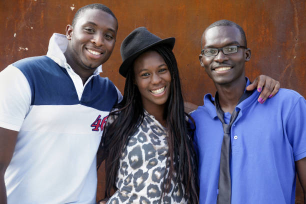 istock Group of young African friends 1069558120