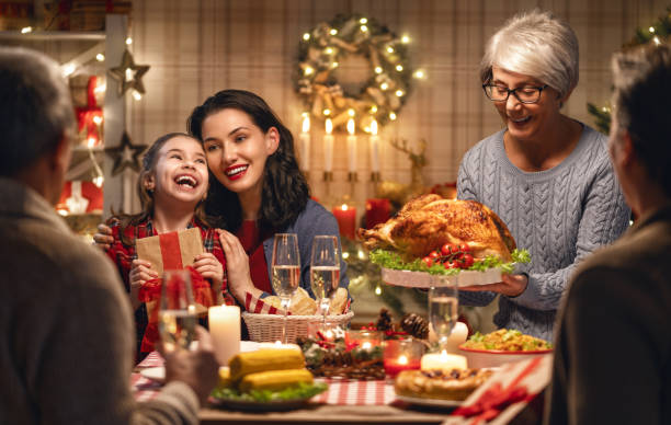 istock family celebrating Christmas 1069564312