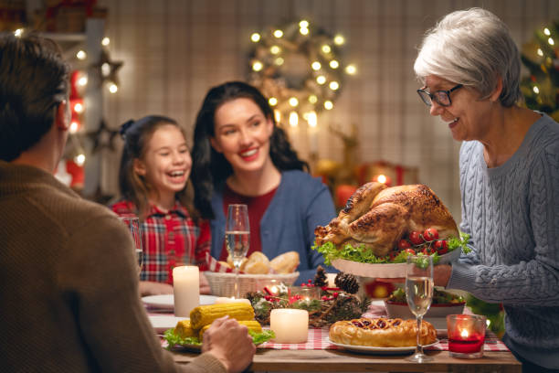 istock family celebrating Christmas 1069564368