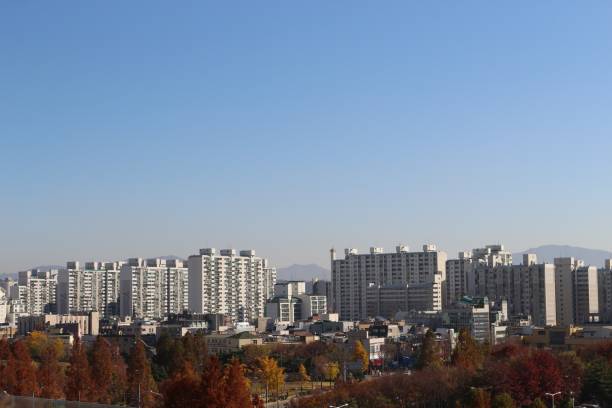 istock an apartment complex in Seoul, Korea 1069564512