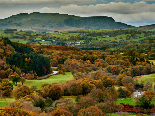 istock Upper River Dee Valley and Arenig Fawr in Autumn / Fall. 1069565836