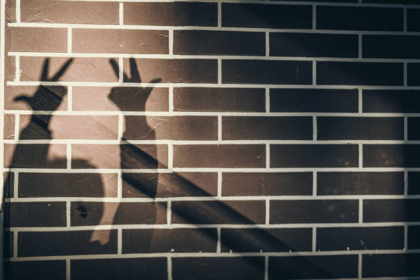 istock Shadow of hands on the wall 1069569484