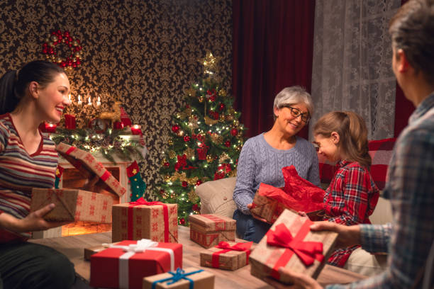 istock family celebrating Christmas 1069574602