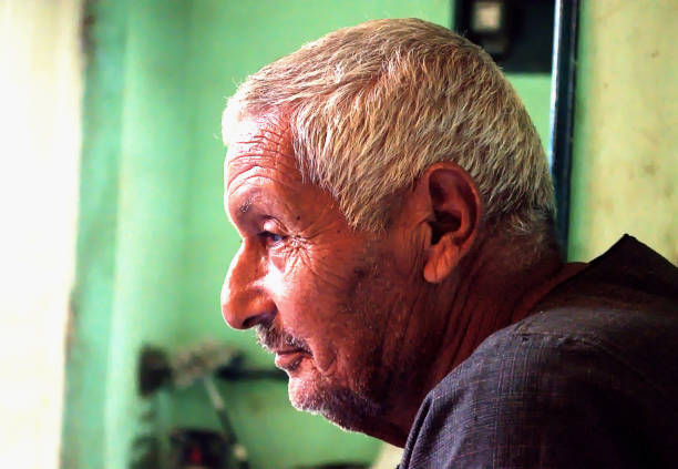 istock A 78th old farmer from Egypt in his house 1069575144