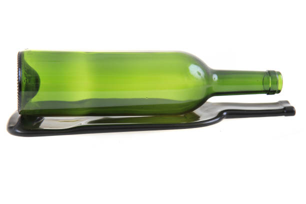 istock green glass bottle with one flat bottle 1069577812