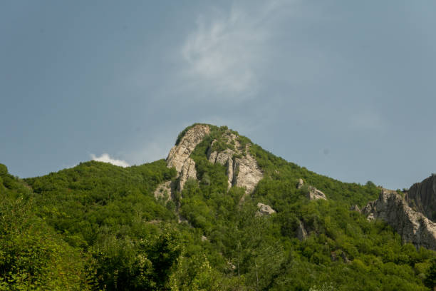 istock Green edge or peak of caucasian mountain. 1069582542