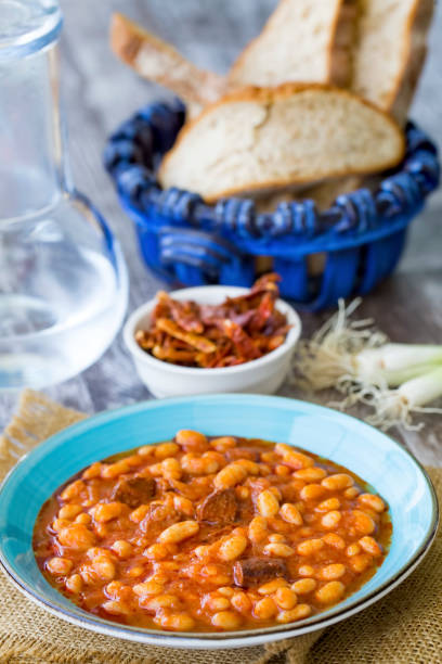 istock Traditional delicious Turkish foods; Dried bean (Kuru fasulye) 1069582722