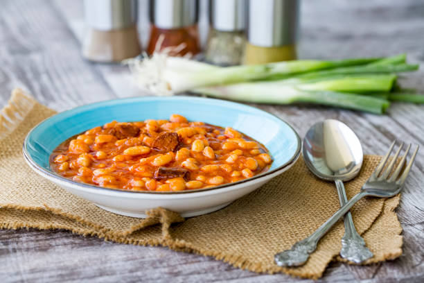 istock Traditional delicious Turkish foods; Dried bean (Kuru fasulye) 1069582830