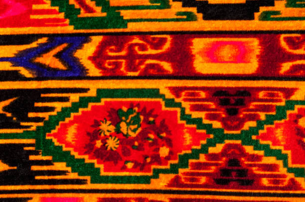 istock Texture, background, pattern. Cloth Uzbek motifs. Indian fabric. Maly rug for Muslims 1069594240