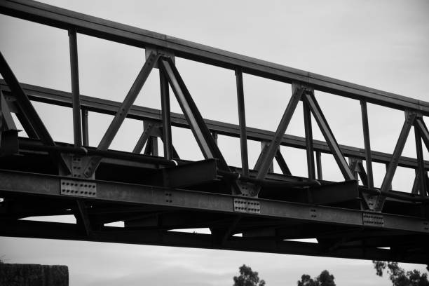 istock Isolated metallic bridge unique photo 1069597262