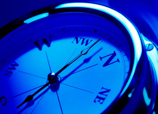 istock close up of a compass with a blue tone effect 1069600560