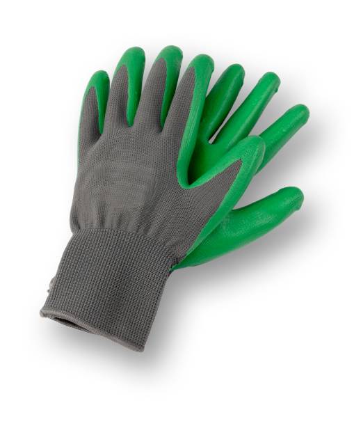 immagine isolata di un paio di guanti da giardinaggio - work glove immagine foto e immagini stock