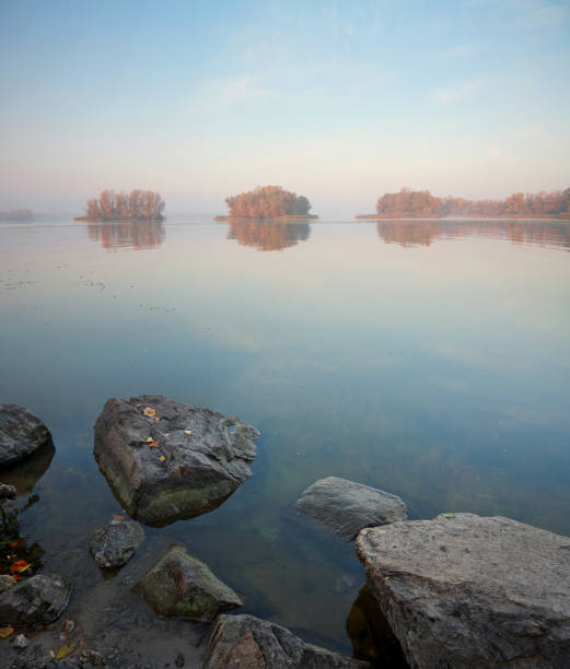 istock Panorama of the islands at sunrise 1069606822