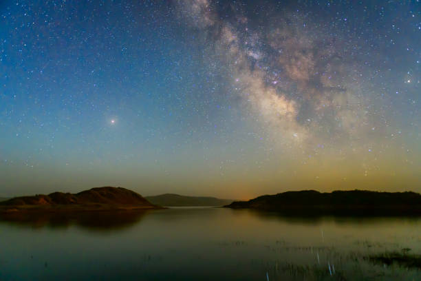 istock The Duolun Lake  under the milky way,in Inner Mongolia, China 1069608834