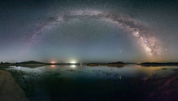 istock The Duolun Lake  under the milky way,in Inner Mongolia, China 1069608838