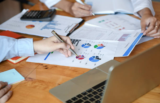 istock Girl office workers are working on the desk. 1069610346