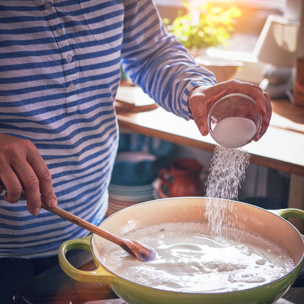 istock Preparing Milk Rice Pudding with Vanilla and Cinnamon 1069639428
