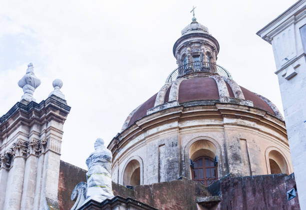 istock Catania, Sicily: Domes of the Cathedral dedicated to Saint Agatha 1069646124