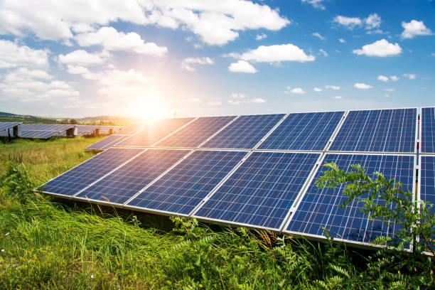 istock Solar panels, photovoltaic - alternative electricity source 1069653106