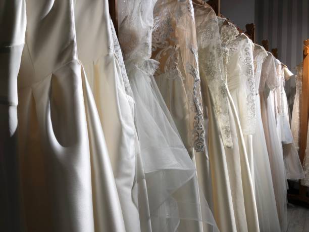 istock Dress,Wedding,White,Hanger,Shopping,Bride, 1069655530