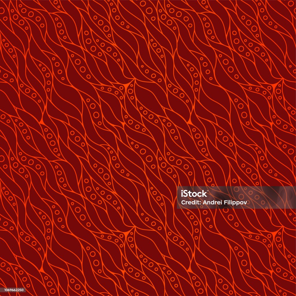 Red Hot Pattern Hot Red Seamless Pattern With Decorative Fire Stock Illustration ...