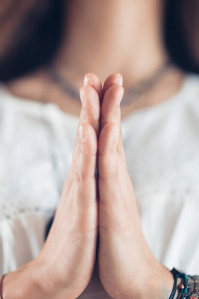 istock Mindfulness and Meditation. Close Up Female Hands. Prayer Position 1069674926