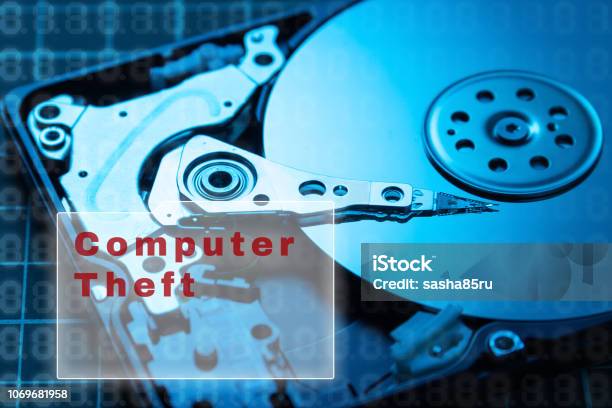 Concept Of Data Security Data Encryption Hdd Stock Photo - Download Image Now - Backup, Business, Computer