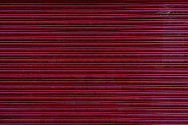 red shutter background stock photo