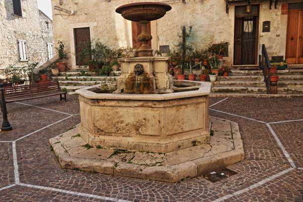 istock Nerola, a medieval village in central Italy 1069694680