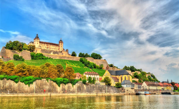 The Marienberg Fortress in Wurzburg, Germany The Marienberg Fortress in Wurzburg - Bavaria, Germany franconia photos stock pictures, royalty-free photos & images