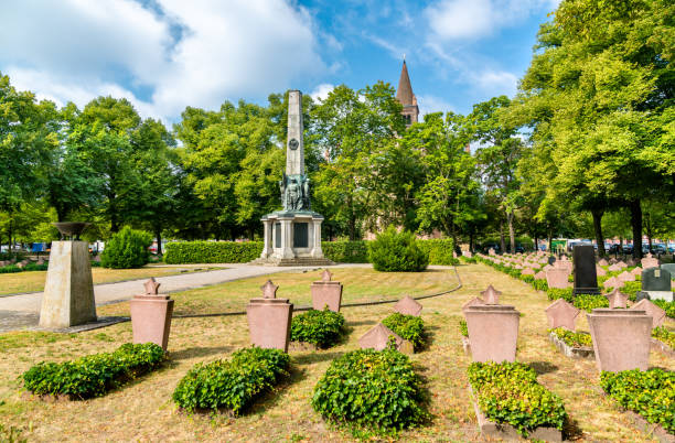 Soviet military memorial cemetery in Potsdam, Germany