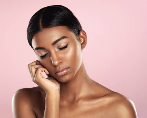 istock She must have a wonderful skincare regime 1069710998
