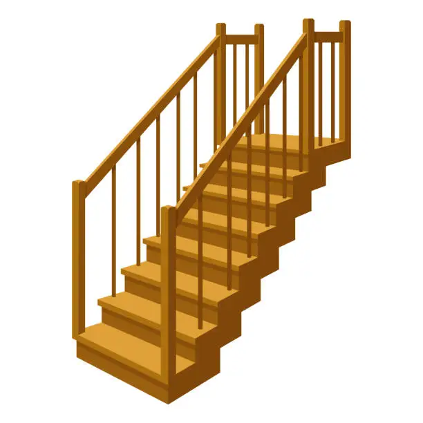 Vector illustration of stairs