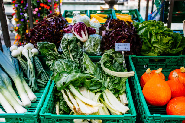 istock Vegetables For Sale At Market Stall 1069714798