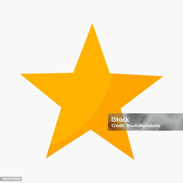 Five Point Star Rating Icon Stock Illustration - Download Image Now - Star Shape, Icon Symbol, Success