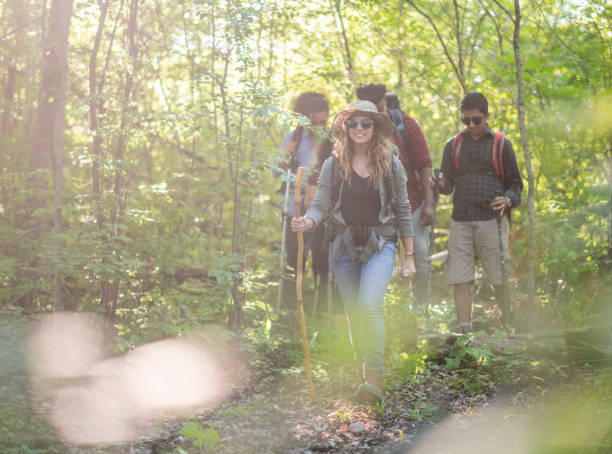 istock Hiking with friends 1069734914