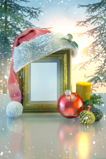 istock new year background with Christmas decorations 1069739438