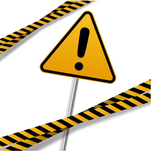 istock Vector flat style cartoon illustration isolated on background. Black and yellow stripes set. Warning tapes. Danger signs. Caution ,Barricade tape, Do not cross, police, scene barrier tape. 1069744662