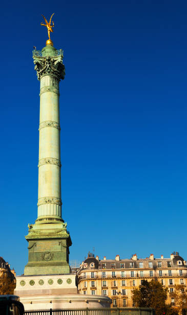 istock Place de la Bastille with July column 1069747852