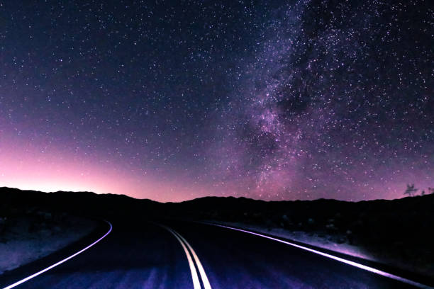 Highway To The Milky Way stock photo