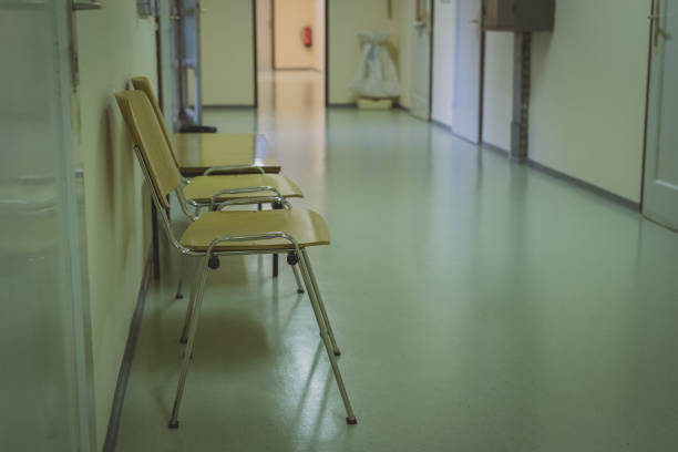 istock Inside of an old hospital 1069750290
