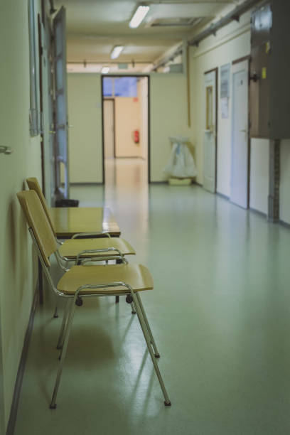 istock Inside of an old hospital 1069750514