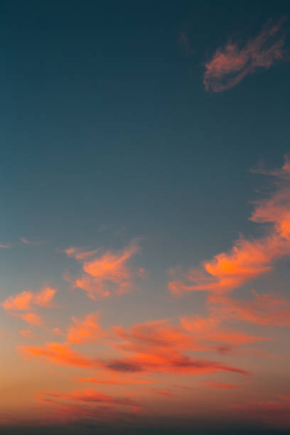 istock Dramatic Sunset Sunrise Sky With Blue, Orange And Pink Colors 1069765492