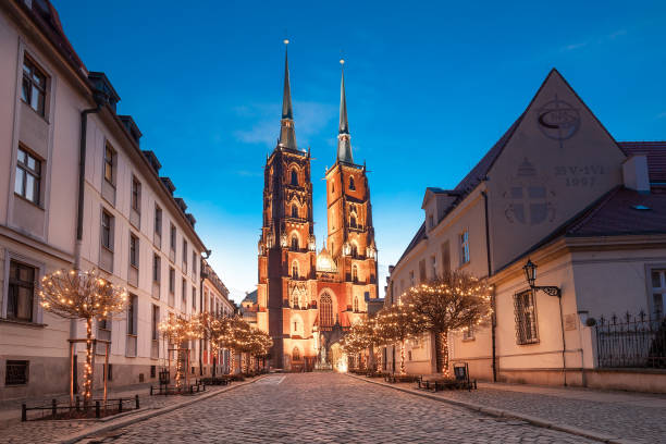 Wroclaw in Poland stock photo