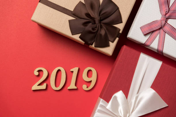 istock Close-Up Of Gifts With Number 2019 On Table 1069786494
