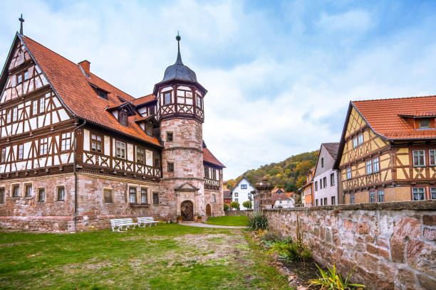 Wasungen in Thuringia Germany on October 27, 2018 Foundation house Damenstift