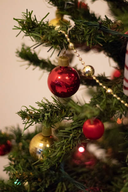 istock christmas decoration on the tree with lights 1069788806